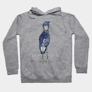 Shoebill Stork Bird Hoodie